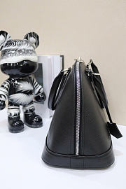 Okify Louis Vuitton Alma PM Bag Black Epi M40302 31.5x15x24cm - 3