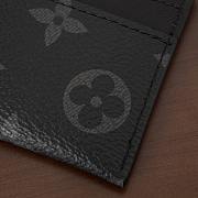 Okify Louis Vuitton Monogram Eclipse Black Card Holder M62170 11x7x1.5cm - 5