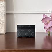 Okify Louis Vuitton Monogram Eclipse Black Card Holder M62170 11x7x1.5cm - 4