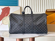 Okify Louis Vuitton Keepall 55 Bag Black 55x31x24cm - 4
