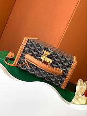 Okify Goyard Joux Black And Brown 6 Watch Case 22x10x12cm  - 6