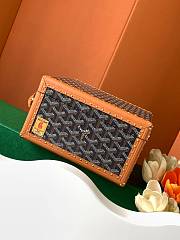 Okify Goyard Joux Black And Brown 6 Watch Case 22x10x12cm  - 3