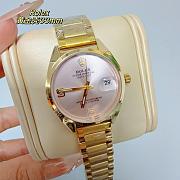 Okify Rolex Gold Women Watch 33mm  - 6