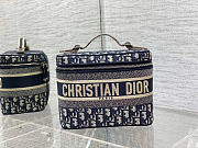 Okify Dior DiorTravel Vanity Bag Blue 25x15x14cm - 1