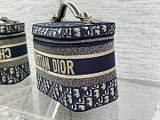 Okify Dior DiorTravel Vanity Bag Blue 25x15x14cm - 2