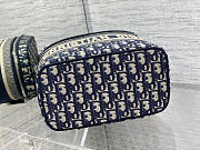 Okify Dior DiorTravel Vanity Bag Blue 25x15x14cm - 3