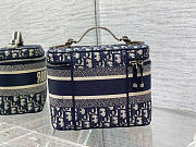 Okify Dior DiorTravel Vanity Bag Blue 25x15x14cm - 4