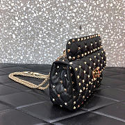 Okify Valentino Garavani Rockstud Bag Black 20x13x5.5cm - 5