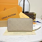 Okify Louis Vuitton Zippy Beige Long Wallet M69034 19.5x2.5x10.5cm - 6