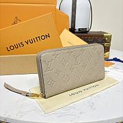 Okify Louis Vuitton Zippy Beige Long Wallet M69034 19.5x2.5x10.5cm - 5