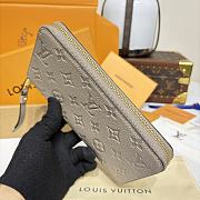 Okify Louis Vuitton Zippy Beige Long Wallet M69034 19.5x2.5x10.5cm - 4