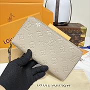 Okify Louis Vuitton Zippy Beige Long Wallet M69034 19.5x2.5x10.5cm - 3