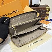 Okify Louis Vuitton Zippy Beige Long Wallet M69034 19.5x2.5x10.5cm - 2