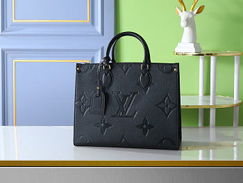Okify Louis Vuitton OnTheGo MM Bag Black Empreinte 35x27x14cm