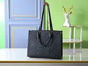 Okify Louis Vuitton OnTheGo MM Bag Black Empreinte 35x27x14cm - 3