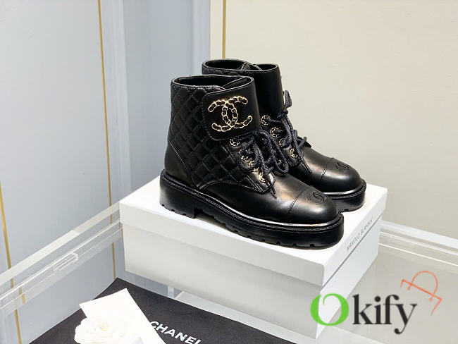 Okify CC Black Boots 7033 - 1