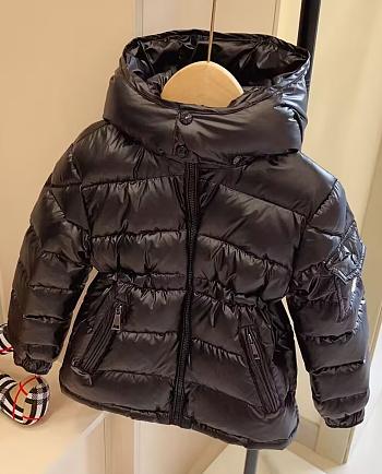 Okify Moncler Black Kid Down Jacket