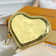 Okify Louis Vuitton Gold Heart Pouch - 4