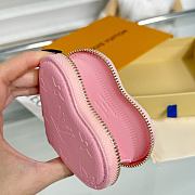 Okify Louis Vuitton Pink Heart Pouch - 5