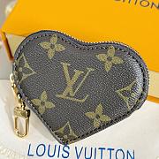 Okify Louis Vuitton Brown Heart Pouch - 3