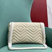 Okify Gucci Marmont Chevron Bag White 37x21x9cm - 2