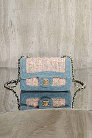 Okify CC Tweed Flap Bag 20cm 27550 - 1