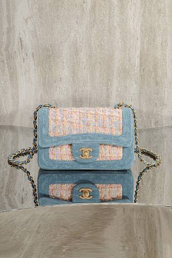 Okify CC Tweed Flap Bag 20cm 27550