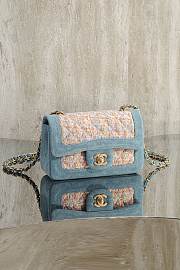 Okify CC Tweed Flap Bag 20cm 27550 - 5