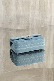 Okify CC Flap Bag Denim 20cm 27554 - 3
