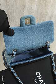 Okify CC Flap Bag Denim 20cm 27554 - 5