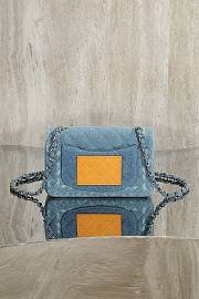 Okify CC Flap Bag Denim 20cm 27554 - 6