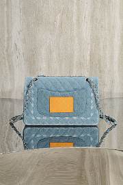 Okify CC Flap Bag Denim 25cm 27555 - 6