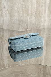 Okify CC Flap Bag Denim 25cm 27555 - 5