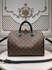 Okify Louis Vuitton Speedy 30 Bag Black And Brown M48284 30x21x7cm - 1