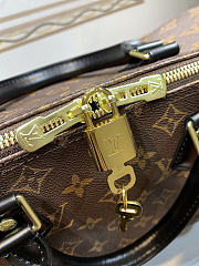Okify Louis Vuitton Speedy 30 Bag Black And Brown M48284 30x21x7cm - 2
