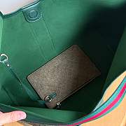 Okify Gucci Giglio Large Tote Bag Brown Olive 60x47x16cm - 5