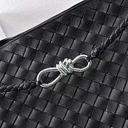 Okify Bottega Veneta Andiamo Bag Black Silver Hardware 45x34x22cm - 3