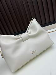 Okify Dior Small Bow Bag White Lambskin 27x18x8cm - 4