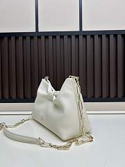 Okify Dior Small Bow Bag White Lambskin 27x18x8cm - 3