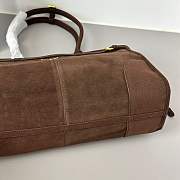 Okify Prada Bonnie Bag Dark Brown Suede 38x24x12cm - 2