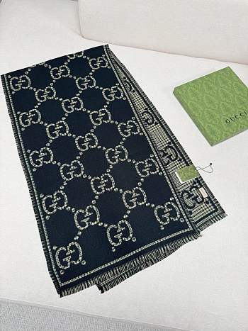 Okify Gucci Wool Scarf 180x47cm