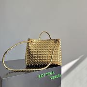Okify Bottega Veneta Medium Andiamo Bag Gold 32x24x12cm - 4