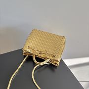 Okify Bottega Veneta Small Andiamo Bag Gold 25x22x10cm - 6