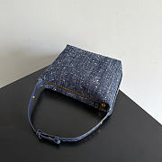 Okify Bottega Veneta Wallace Bag Denim Blue 20x13x9.5cm - 4