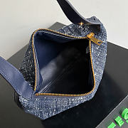 Okify Bottega Veneta Wallace Bag Denim Blue 20x13x9.5cm - 2
