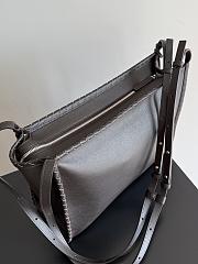 Okify Bottega Veneta Corriere Messenger Bag Dark Brown 39x29x14.5cm - 5