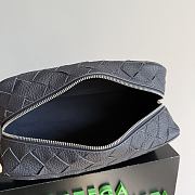 Okify Bottega Veneta Dark Blue Toiletry Pouch 26x13x10cm - 3