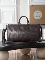 Okify Bottega Veneta Duffle Bag Dark Brown 55x29x24cm - 5