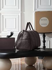 Okify Bottega Veneta Duffle Bag Dark Brown 50x27x24cm - 5