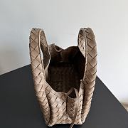 Okify Bottega Veneta Campana Bag Light Brown 28x16x15cm - 5